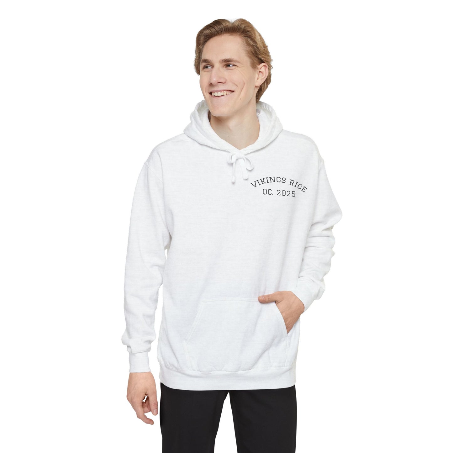 Viking-Themed Garment-Dyed Unisex Hoodie - 2025 Edition